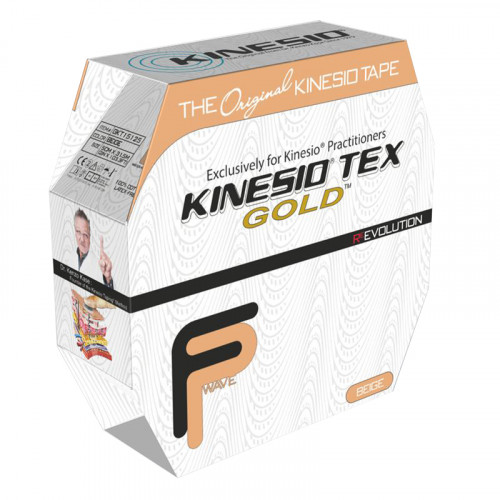 เทปคิเนสิโอ (FingerPrint) ม้วนมาตรฐาน  (ม้วนใหญ่ 31.5M) Kinesio® Tex Gold FP™