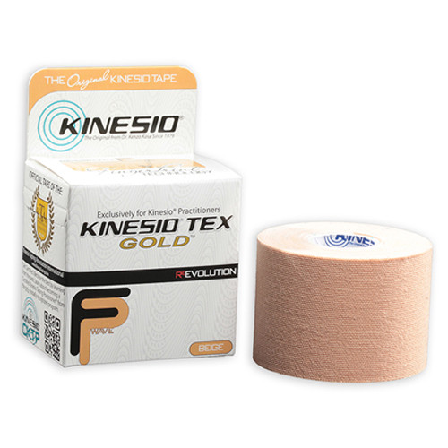 าเทปคิเนสิโอ (FingerPrint) ม้วนมาตรฐาน Kinesio® Tex Gold FP™ 5M.